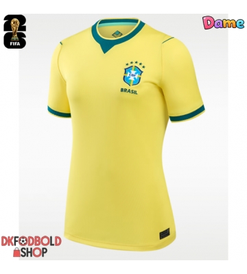 Brasilien Hjemmebanetrøje Dame VM 2026 Kort ærmer